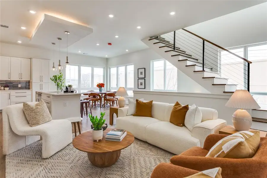 Furnished interior view inside a new home in , Fort Worth (Image 4).
