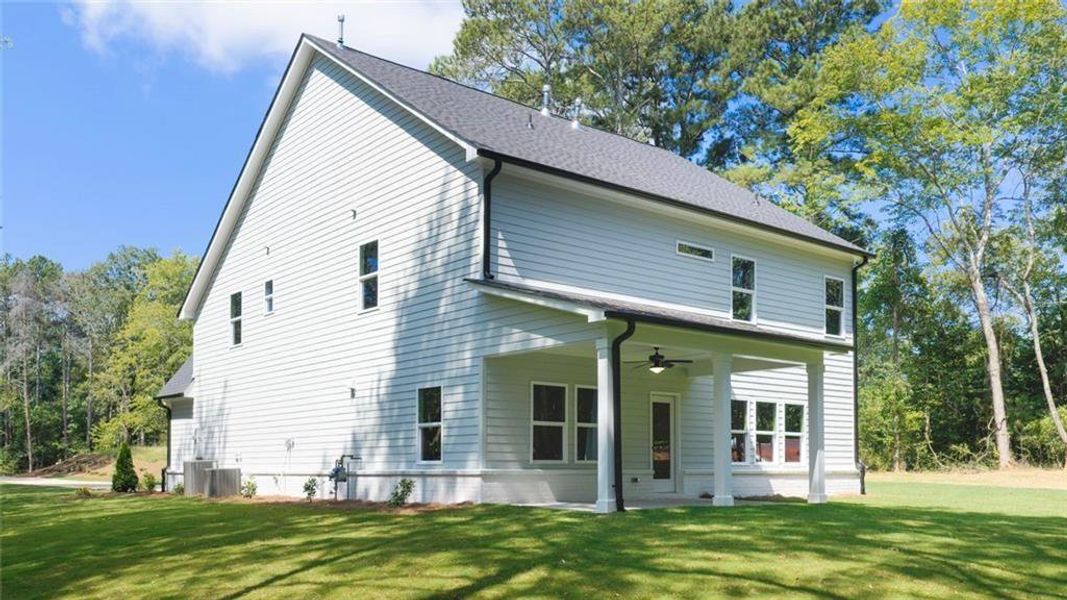 Exterior details and patio area of a home in , Cumming (Image 30).