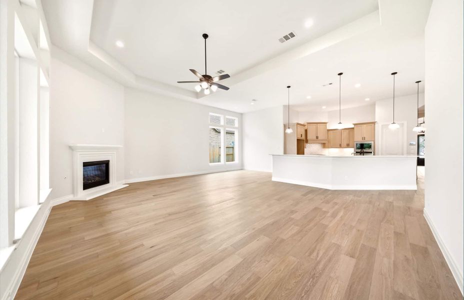 Spacious, unfurnished interior of a new home in Bridgeland 50′, Cypress (Image 34). Spacious, unfurnished interior of a new home in Bridgeland 50′, Cypress (Image 34).