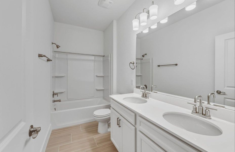 Furnished interior view inside a new home in Saddleback at Santa Rita Ranch, Liberty Hill (Image 9).