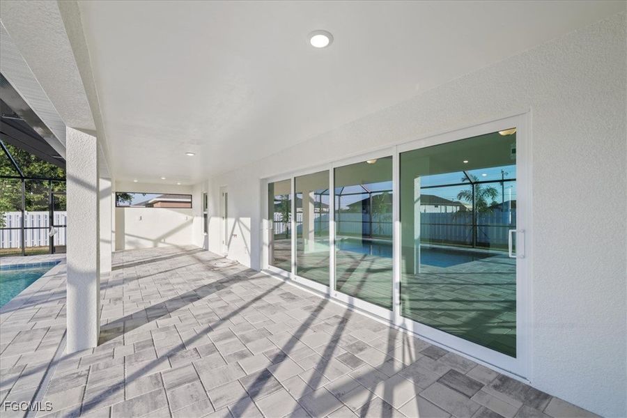 Exterior details and patio area of a home in Cape Coral, Cape Coral (Image 18).