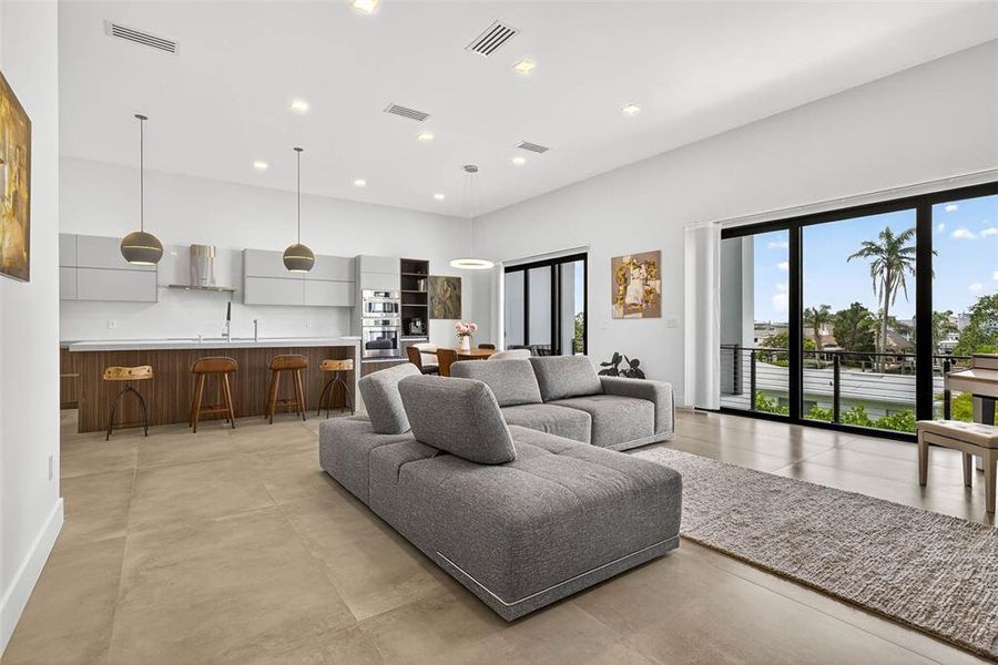 Furnished interior view inside a new home in , Redington Shores (Image 20).