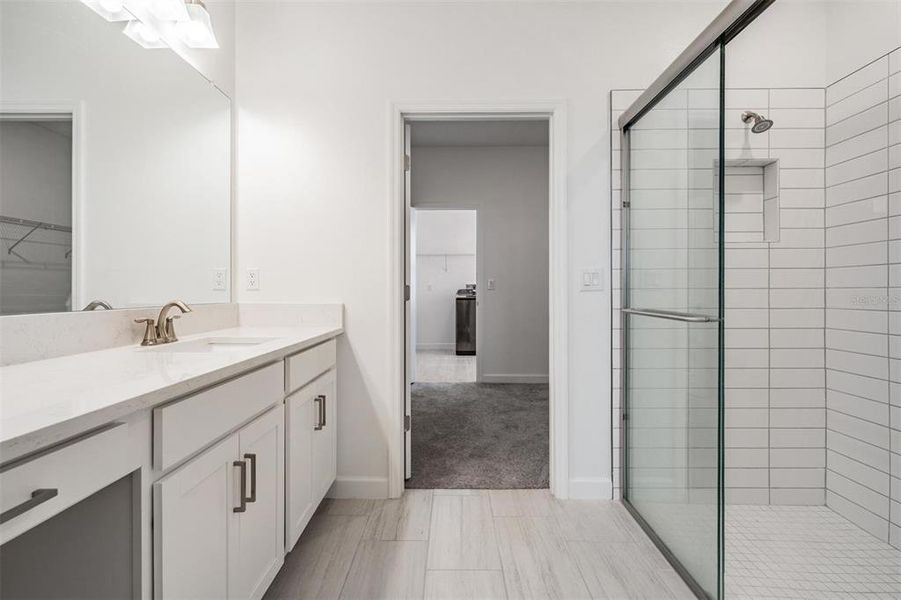Furnished interior view inside a new home in , San Antonio (Image 16).
