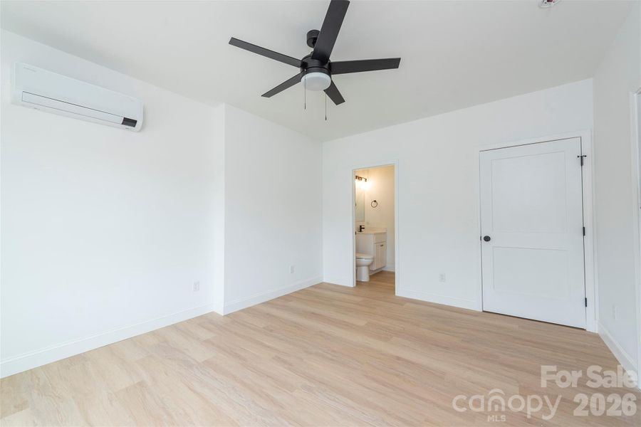 Closet space and half bath