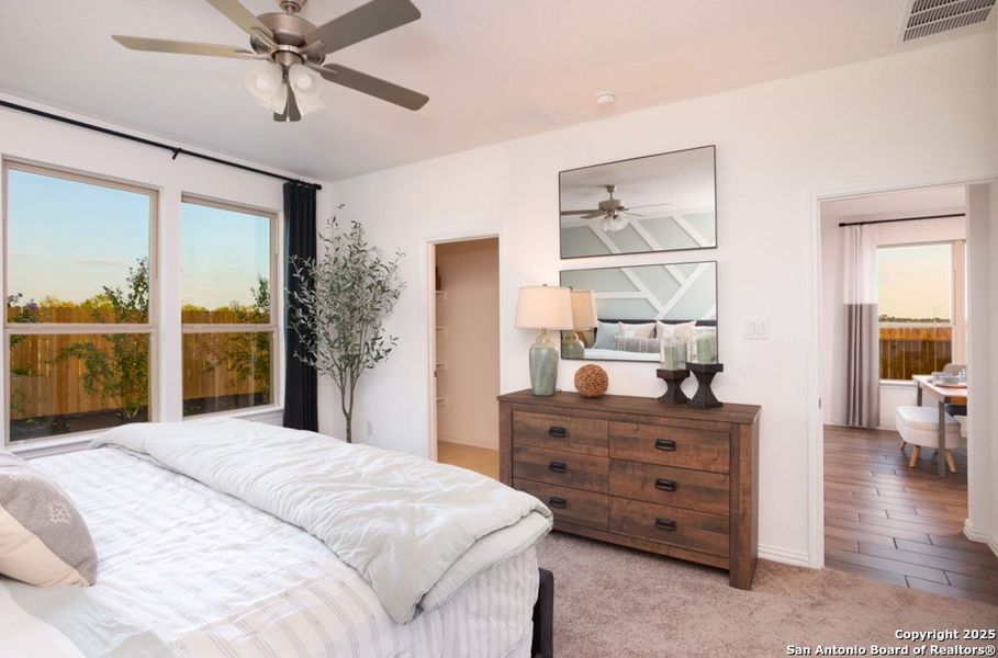 Furnished interior view inside a new home in Morgan Meadows, San Antonio (Image 16).
