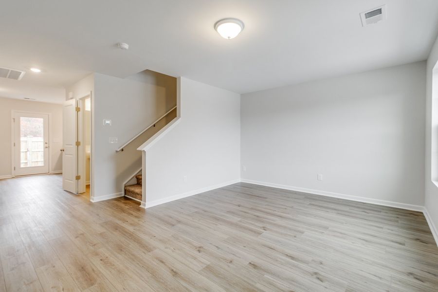 Spacious, unfurnished interior of a new home in Astoria, Columbia (Image 13). Spacious, unfurnished interior of a new home in Astoria, Columbia (Image 13).