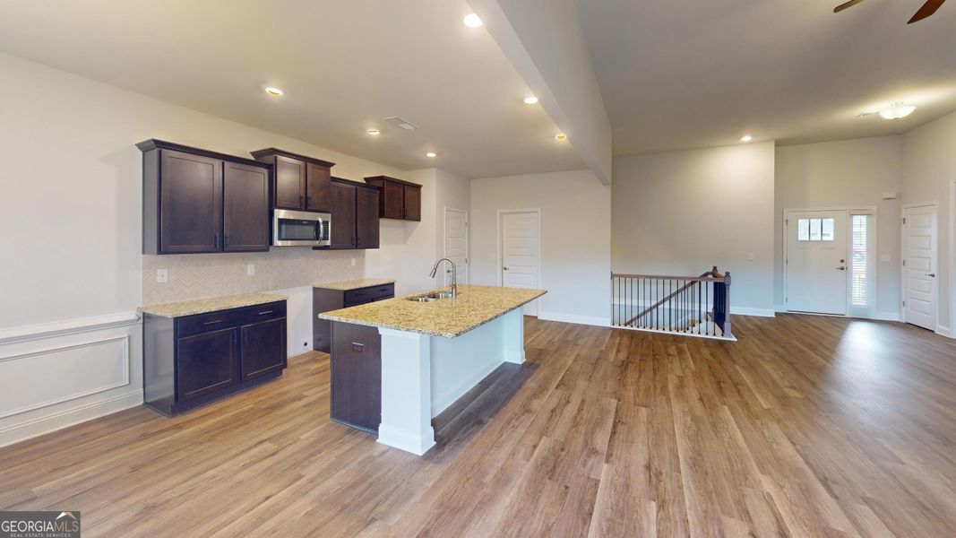 Furnished interior view inside a new home in Oakview Estates, Macon (Image 9).