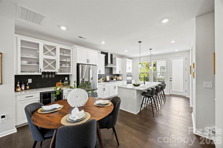 Furnished interior view inside a new home in Parkside Commons, Davidson (Image 8).