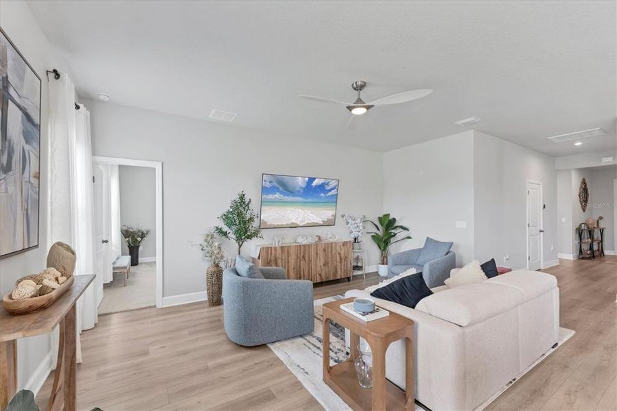 Furnished interior view inside a new home in , Parrish (Image 34).