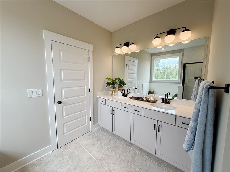 Furnished interior view inside a new home in Walker's Pointe, Anderson (Image 14).