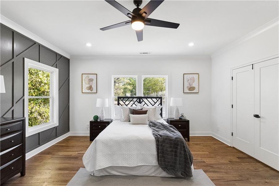 Furnished interior view inside a new home in , Decatur (Image 16).