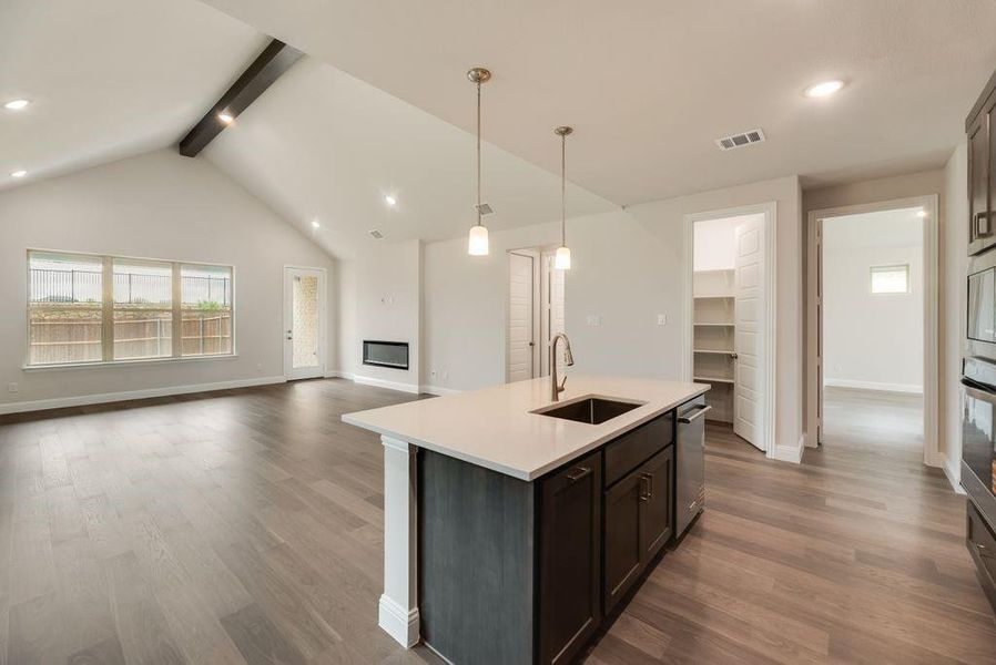 Furnished interior view inside a new home in Bridges at Preston Crossings, Gunter (Image 12). Furnished interior view inside a new home in Bridges at Preston Crossings, Gunter (Image 12).