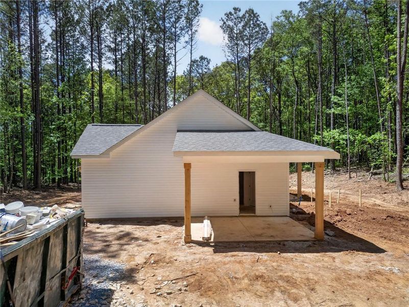 In-progress construction of a new home in , Lindale, GA (Image 30).