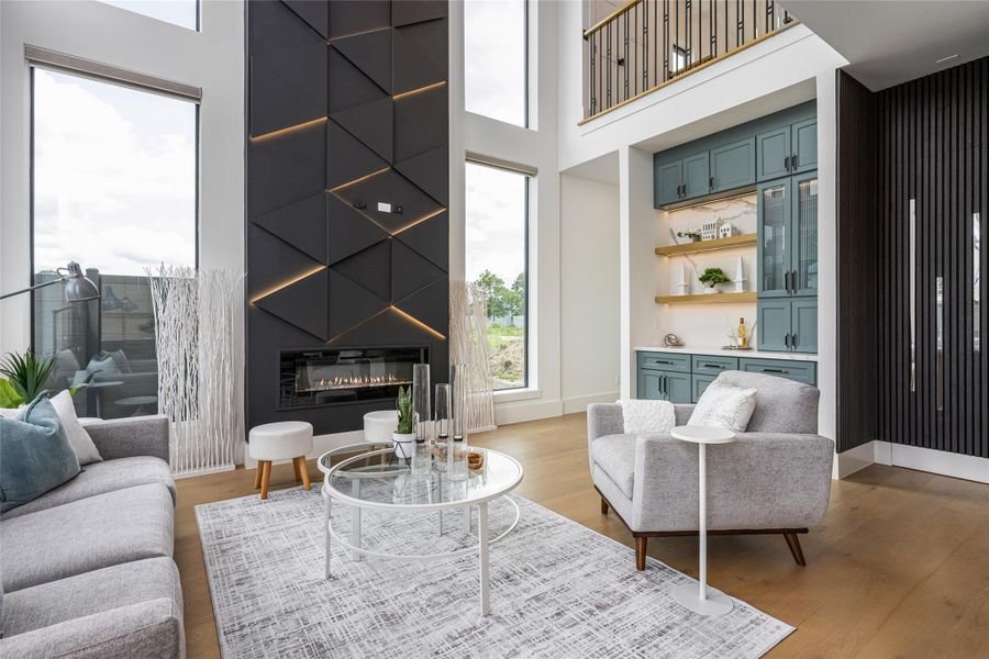 Furnished interior view inside a new home in , Stafford (Image 34). Furnished interior view inside a new home in , Stafford (Image 34).