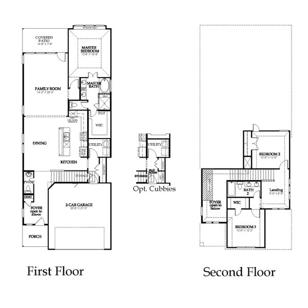 2D floor plan layout for the Frio by Windsor Homes in Villas at Long Branch, Rowlett, TX (Image 4). 2D floor plan layout for the Frio by Windsor Homes in Villas at Long Branch, Rowlett, TX (Image 4).