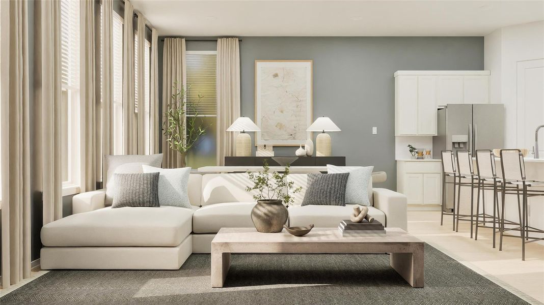 Furnished interior view inside a new home in Anniston, Katy (Image 15).