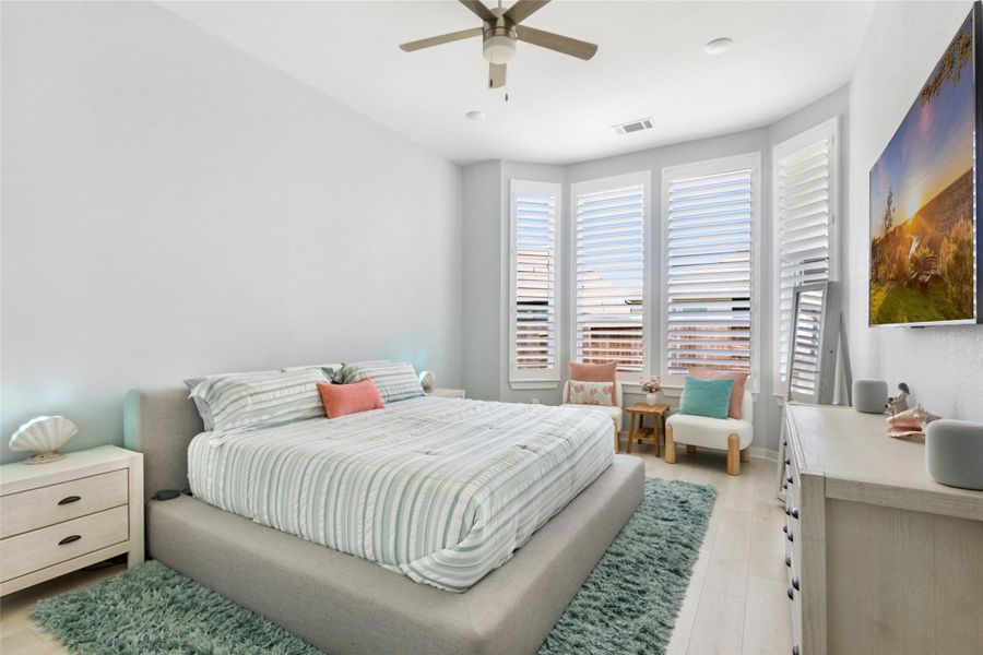 Furnished interior view inside a new home in Grand Central Park, Conroe (Image 6).