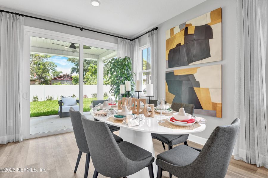 Furnished interior view inside a new home in , Jacksonville (Image 14).