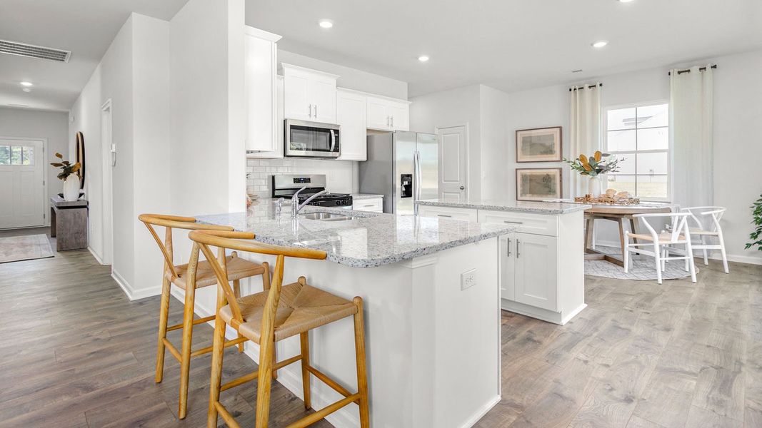 Furnished interior view inside a new home in Cambridge Park, Mebane (Image 9).