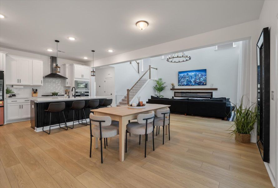 Furnished interior view inside a new home in , Charleston (Image 28).
