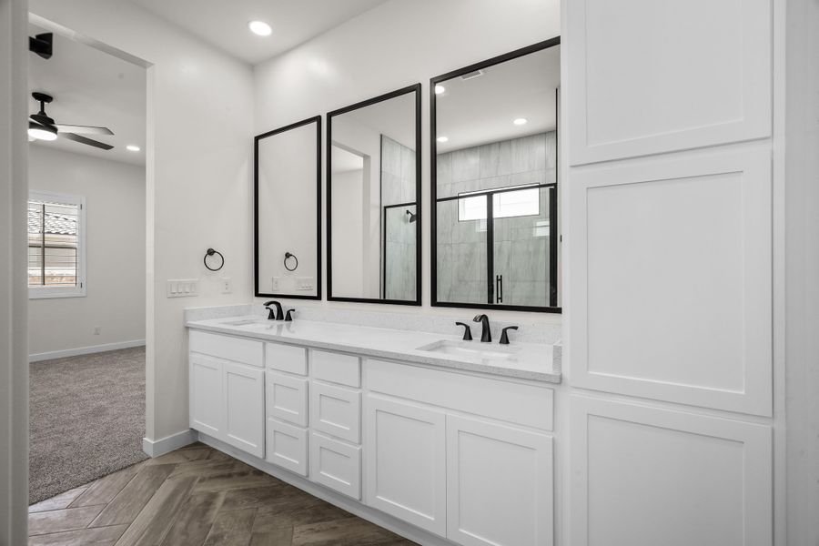 Furnished interior view inside a new home in Summer Sky North, El Paso (Image 13).