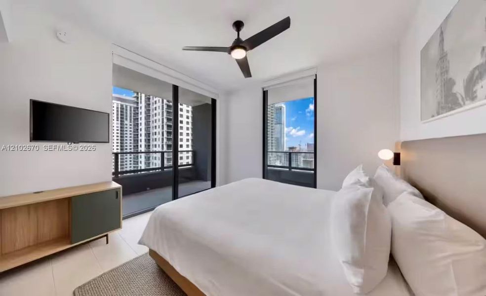 Furnished interior view inside a new home in , Miami (Image 14).