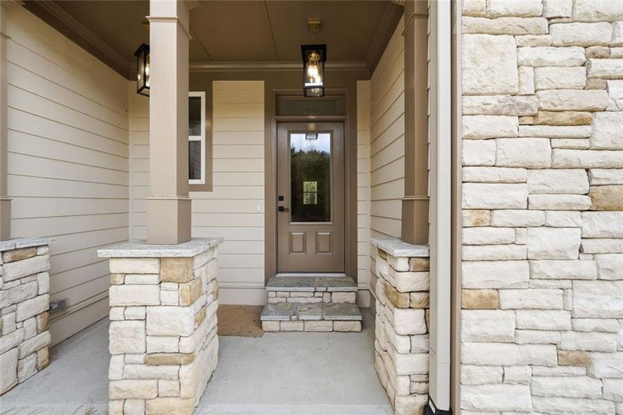 Exterior details and patio area of a home in , Dawsonville (Image 35).