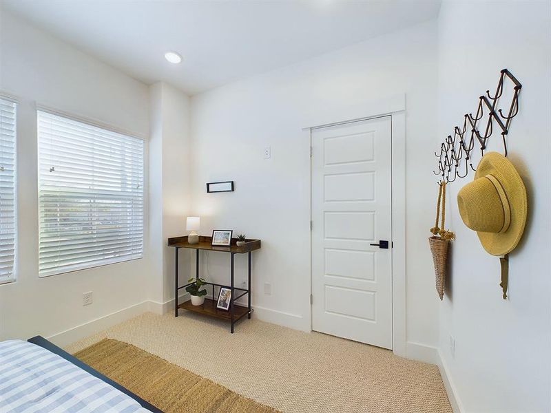 Secondary bedroom on the second floor.