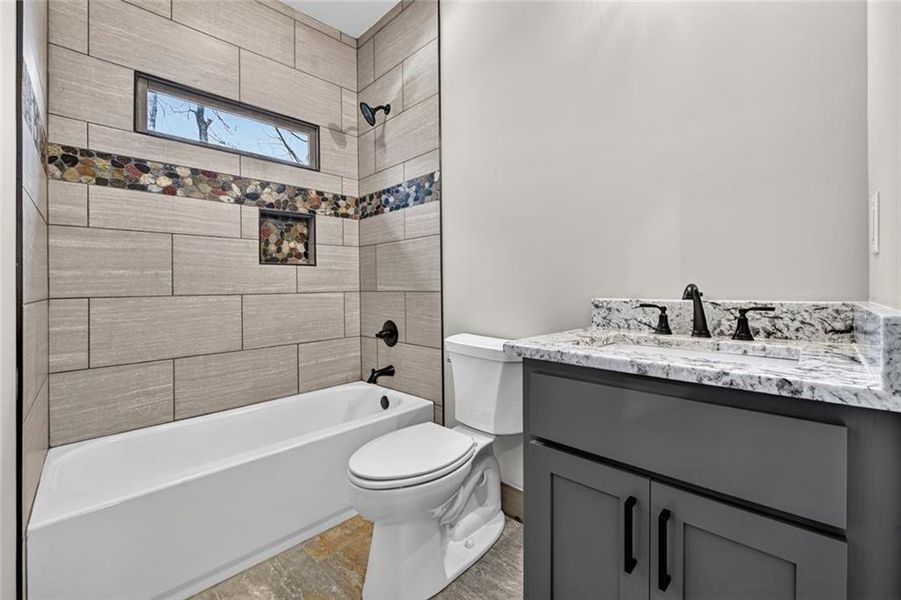 Furnished interior view inside a new home in , Ellijay (Image 12).