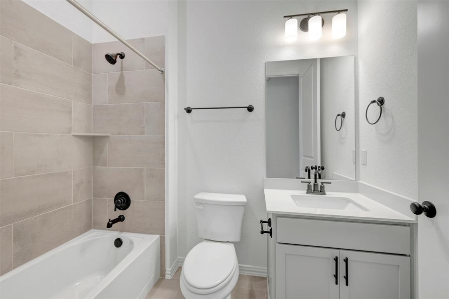 Furnished interior view inside a new home in Heritage, Dripping Springs (Image 9).