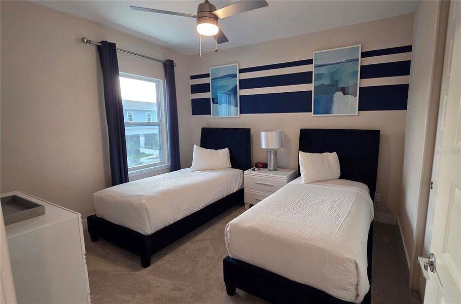 Furnished interior view inside a new home in , Reunion (Image 9).