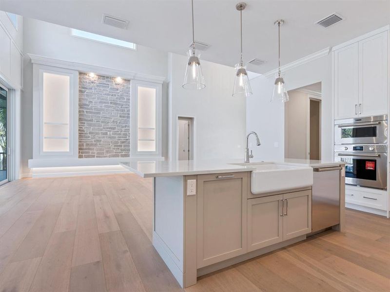 Furnished interior view inside a new home in , Sarasota (Image 47).