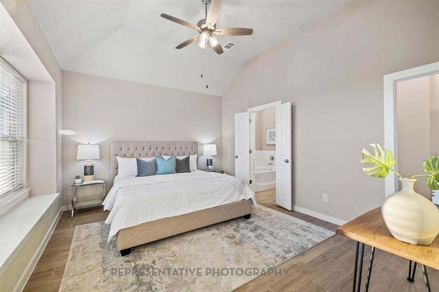 Furnished interior view inside a new home in Creekshaw, Royse City (Image 3). Furnished interior view inside a new home in Creekshaw, Royse City (Image 3).