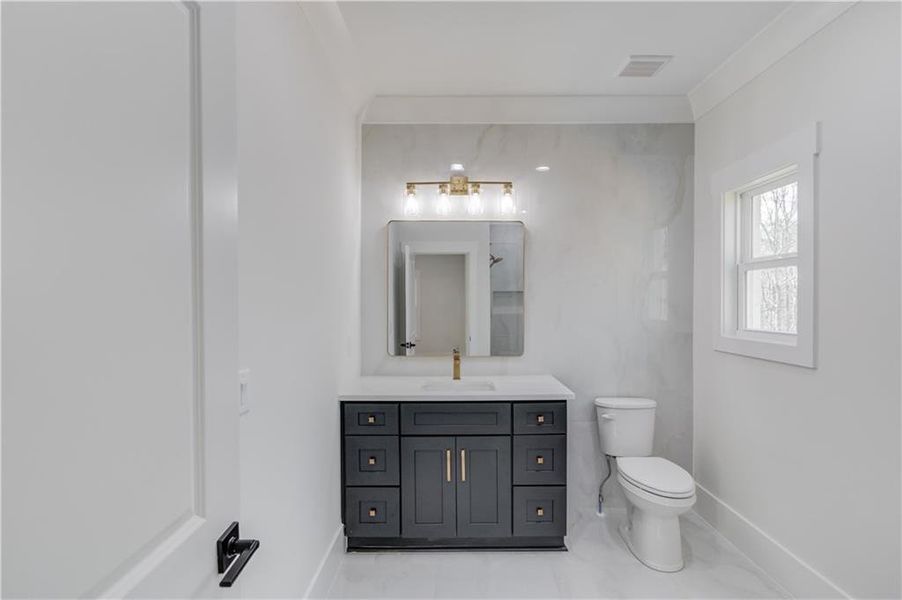 Furnished interior view inside a new home in , Hoschton (Image 10).