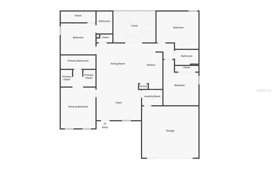 2D floor plan layout of this home in , North Port, FL (Image 3).