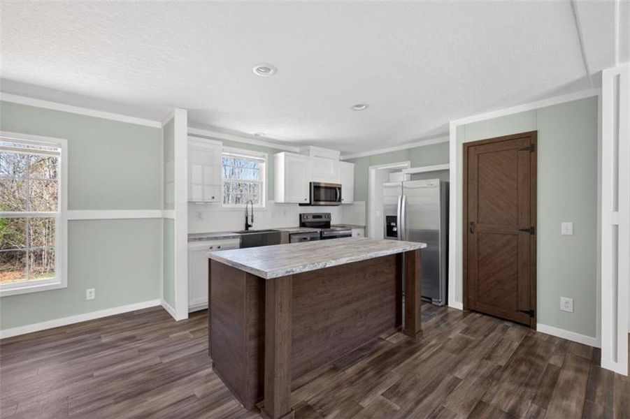 Furnished interior view inside a new home in , Oxford (Image 7).