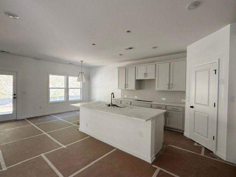 In-progress construction of a new home in Arbors at Richland Creek, Buford, GA (Image 13).