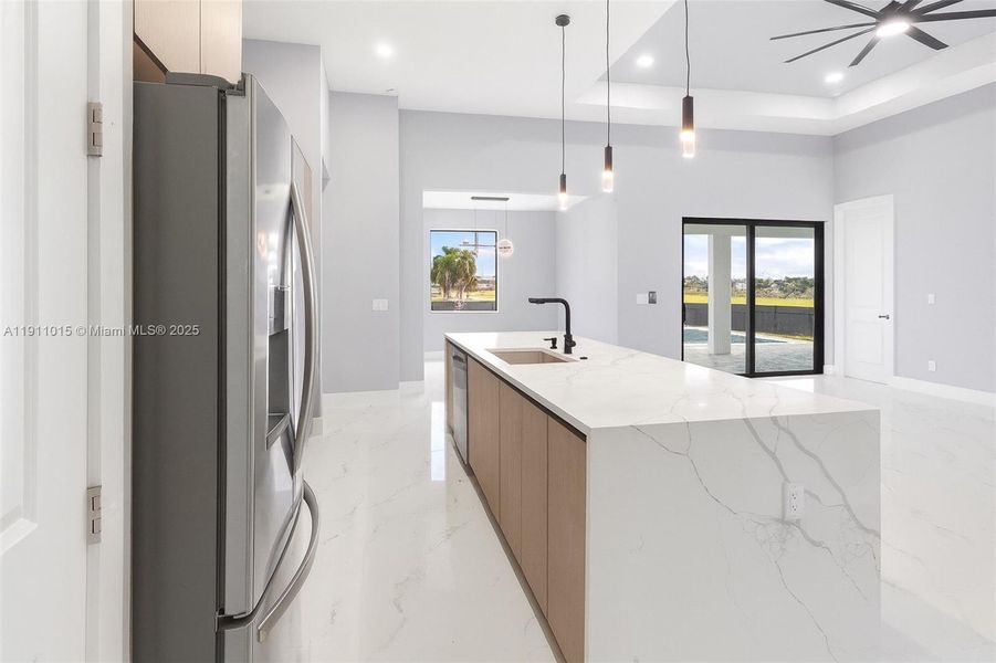 Furnished interior view inside a new home in , Cape Coral (Image 14). Furnished interior view inside a new home in , Cape Coral (Image 14).