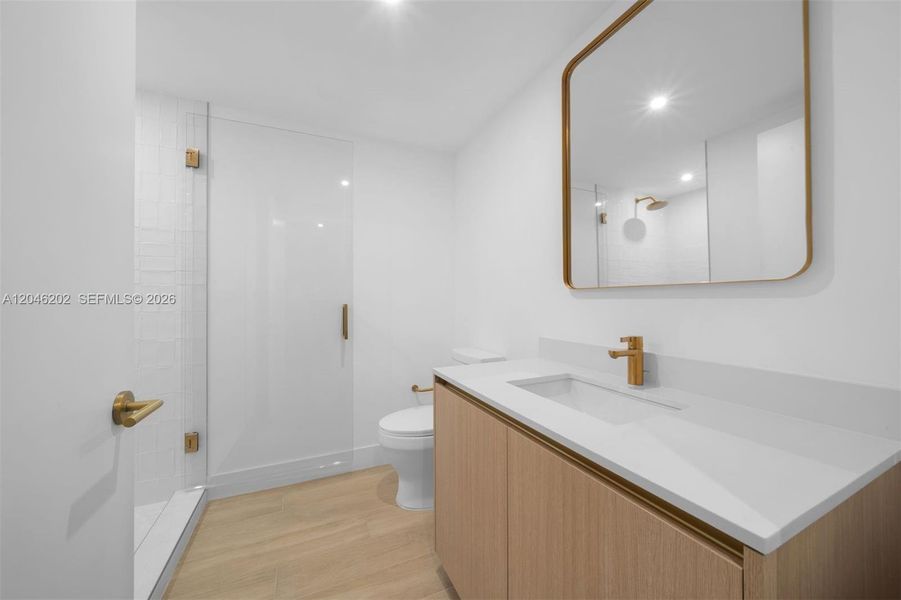 Furnished interior view inside a new home in , Miami (Image 9).