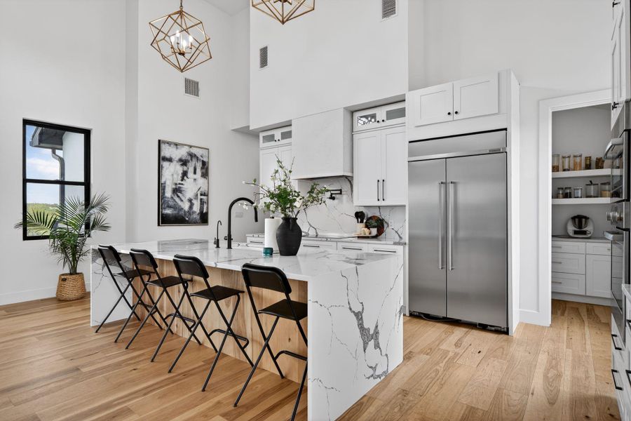 Furnished interior view inside a new home in , Spicewood (Image 10).