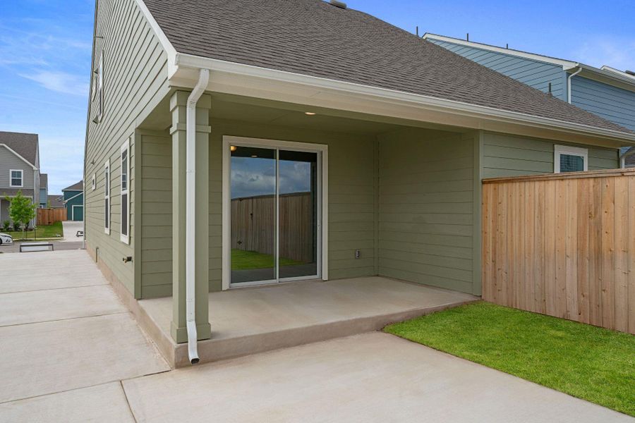 Rear Covered Patio Rear Covered Patio