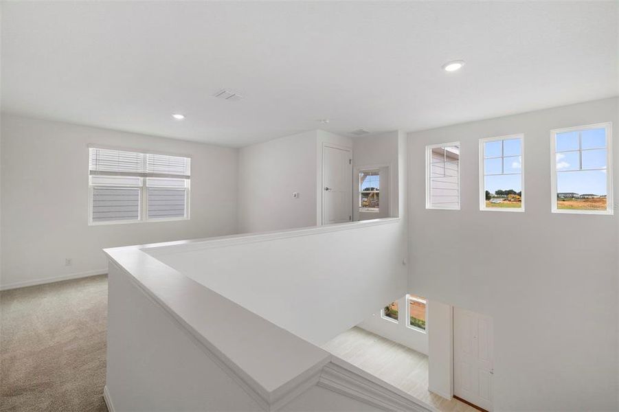 Furnished interior view inside a new home in Cypress Bluff, Groveland (Image 4). Furnished interior view inside a new home in Cypress Bluff, Groveland (Image 4).
