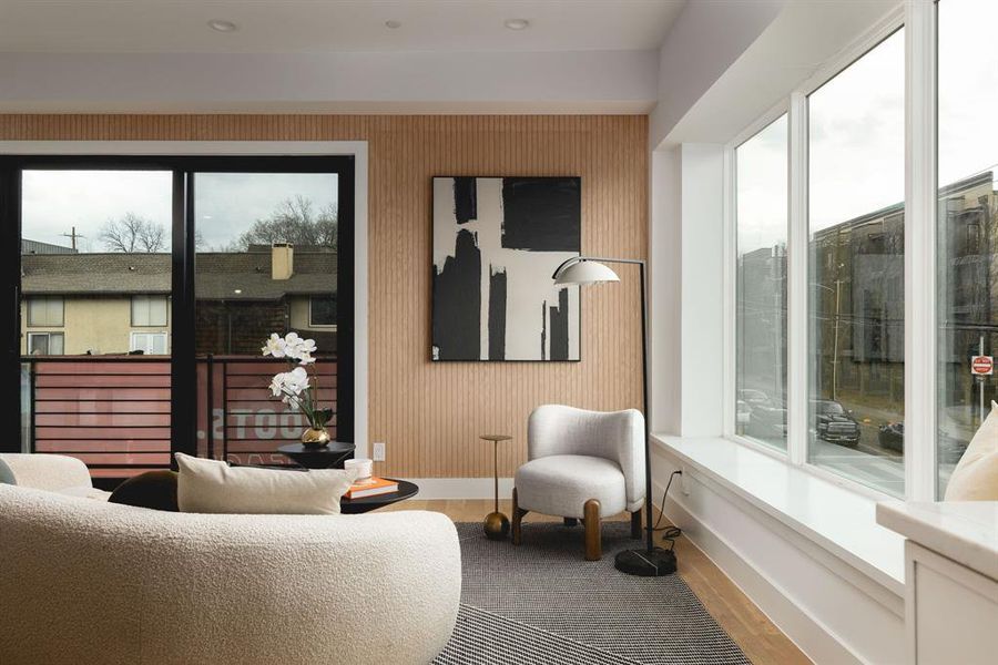 Exterior details and patio area of a home in , Dallas (Image 26).