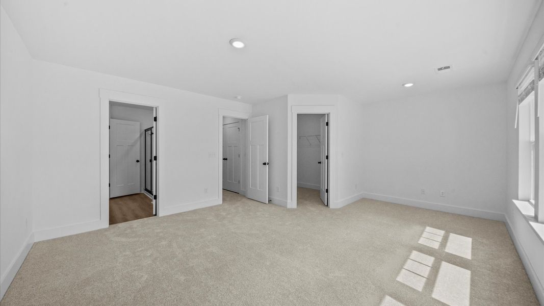 Furnished interior view inside a new home in Hickory Heights, Greenville (Image 23). Furnished interior view inside a new home in Hickory Heights, Greenville (Image 23).