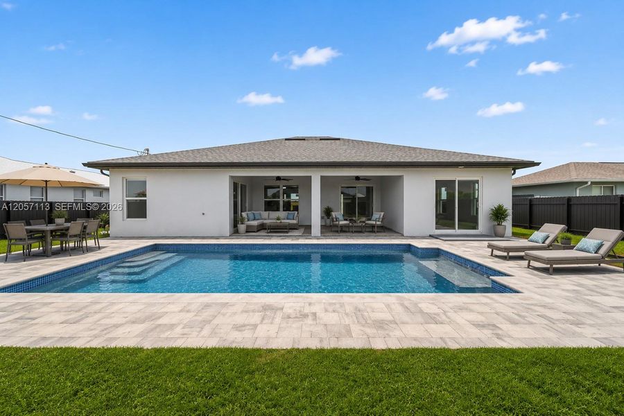 Exterior details and patio area of a home in , Cape Coral (Image 22). Exterior details and patio area of a home in , Cape Coral (Image 22).