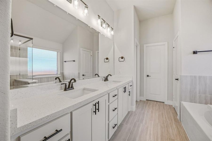 Furnished interior view inside a new home in , Godley (Image 6).