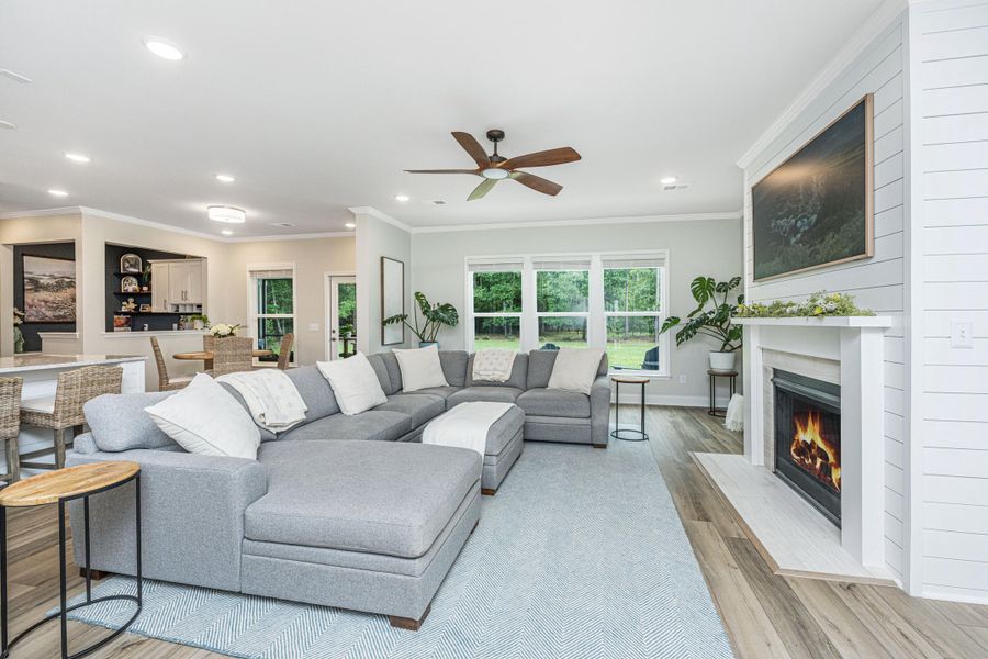 Furnished interior view inside a new home in Sea Island Preserve, Johns Island (Image 69).