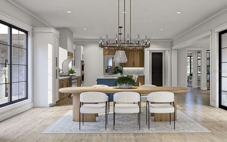 Furnished interior view inside a new home in , Tampa (Image 6).