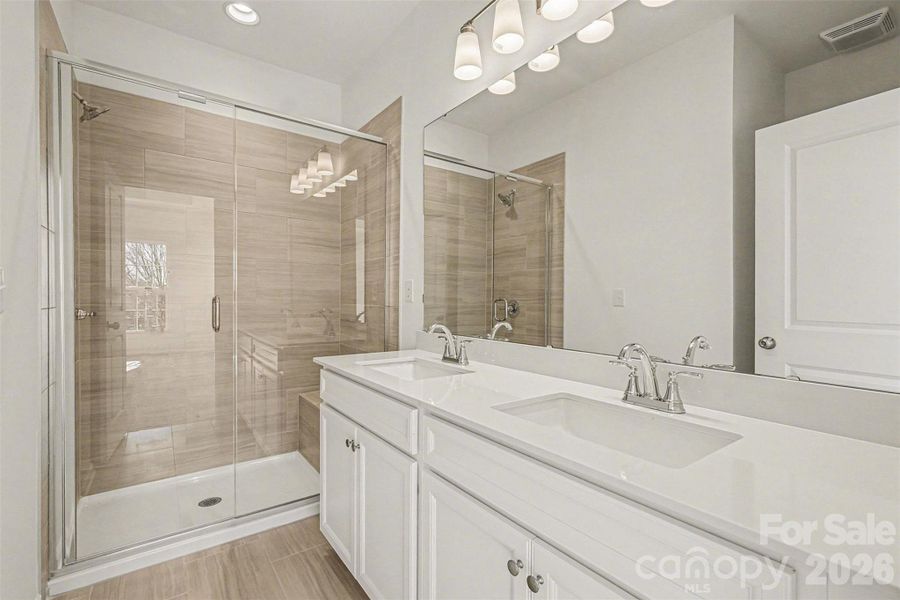 Furnished interior view inside a new home in , Huntersville (Image 9).