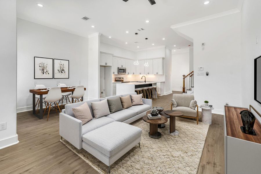 *Virtually Staged* Living area